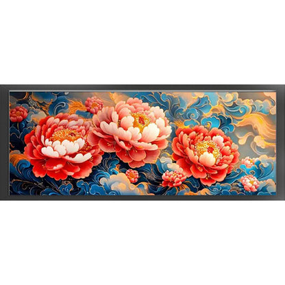 Blooming Prosperity - 11CT Stamped Cross Stitch 150*69CM (Mona Lisa Brand)