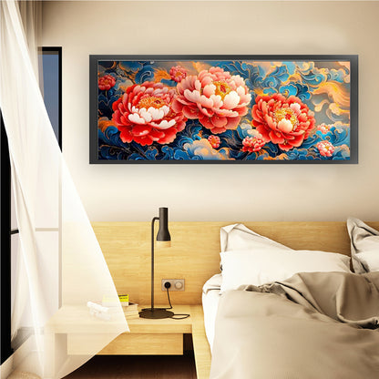 Blooming Prosperity - 11CT Stamped Cross Stitch 150*69CM (Mona Lisa Brand)