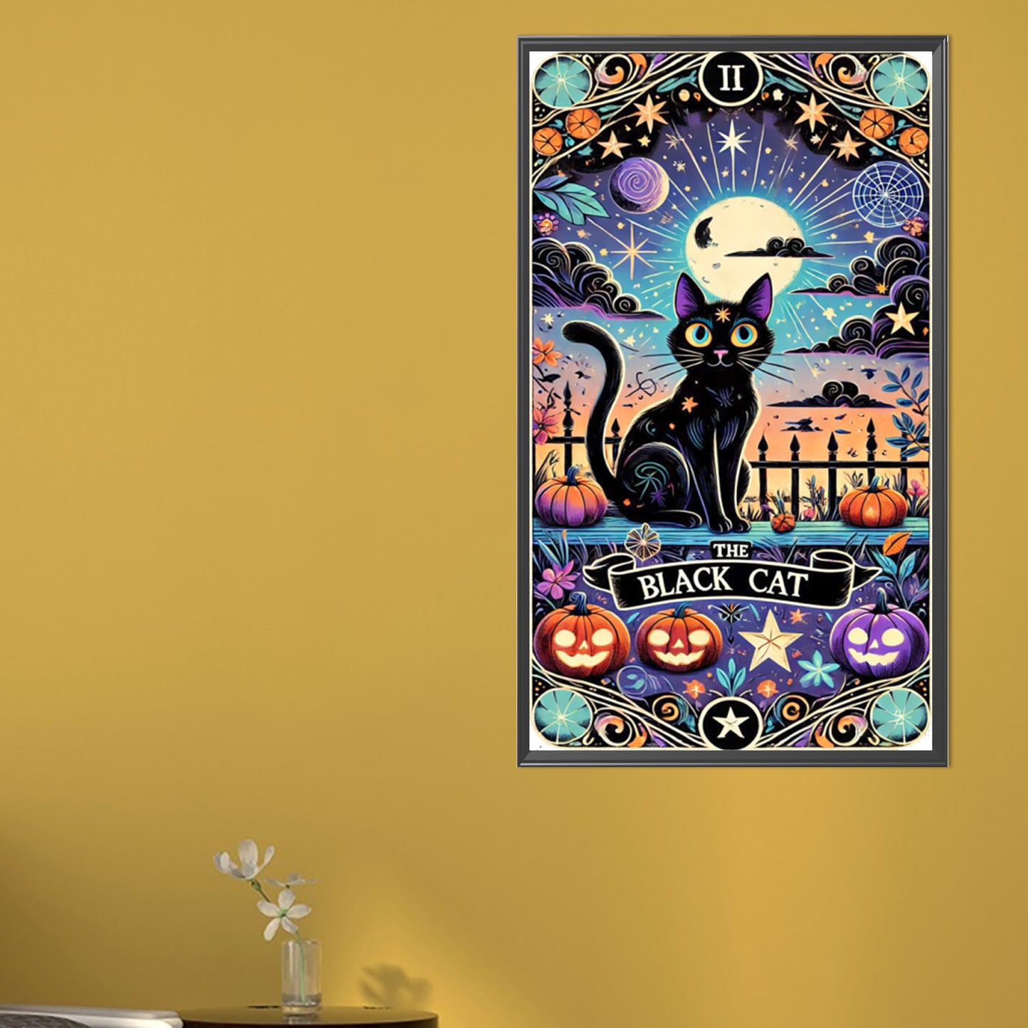 Black Cat - Partial AB Full Round Drill Diamond Painting 40*70CM