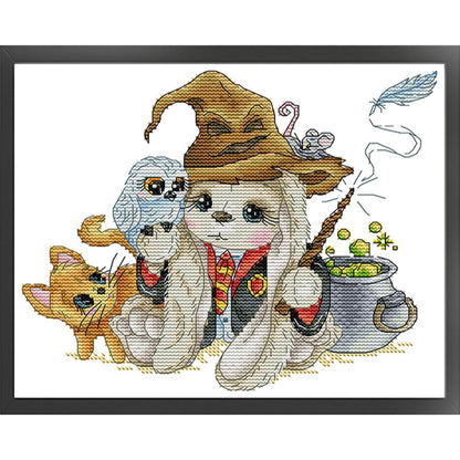 Rabbit - Harry Potter - 14CT Stamped Cross Stitch 27*22CM (Joy Sunday)