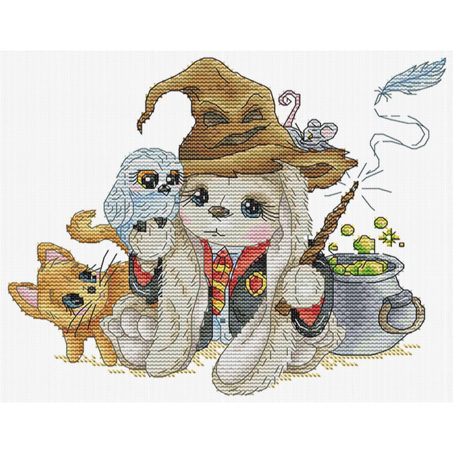 Rabbit - Harry Potter - 14CT Stamped Cross Stitch 27*22CM (Joy Sunday)