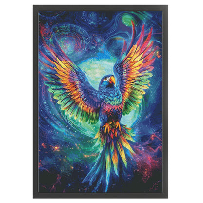Rainbow Macaw - 14CT Stamped Cross Stitch 65*95CM(Egyptian cotton)(Fairy Brand)