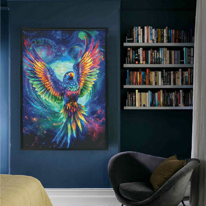 Rainbow Macaw - 14CT Stamped Cross Stitch 65*95CM(Egyptian cotton)(Fairy Brand)