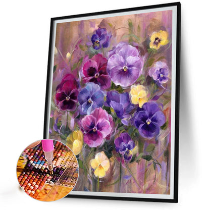 Flowers - Full Round Drill Diamond Painting 40*50CM