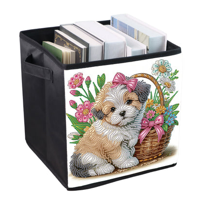 Foldable Diamond Painting Storage Bin Dog Storage Box Diamond Painting Kit