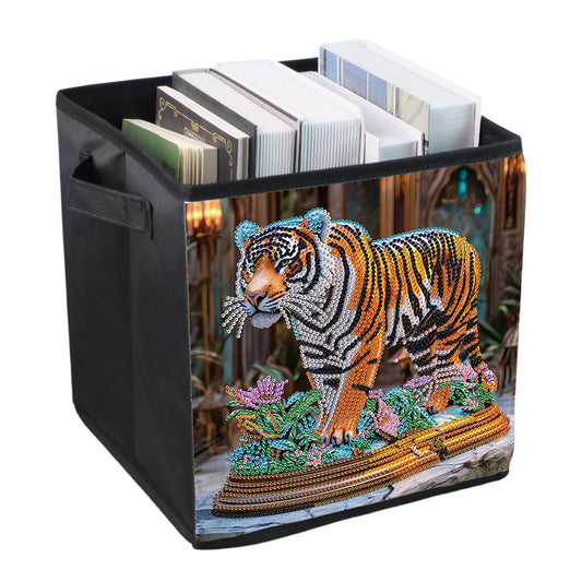 Foldable Diamond Painting Storage Bin Tiger Storage Box Diamond Painting Kit