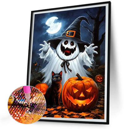 Halloween - Full Round Drill Diamond Painting 30*40CM