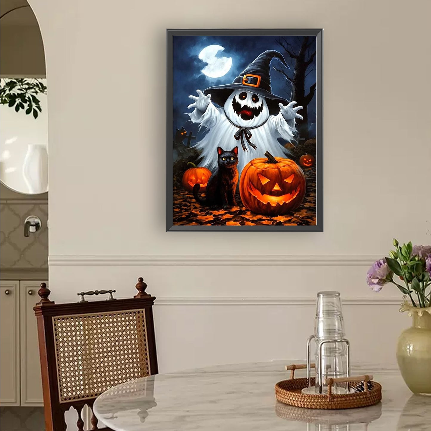 Halloween - Full Round Drill Diamond Painting 30*40CM