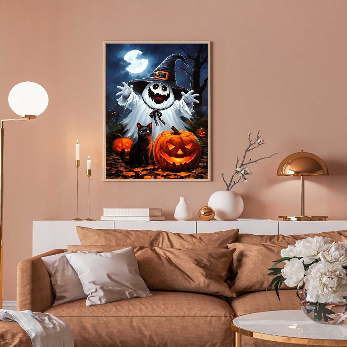 Halloween - Full Round Drill Diamond Painting 30*40CM