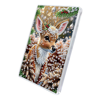 2pcs DIY 5D Diamond Painting Acrylic Jewelry Box Kit Gift for Adults (Animal B)