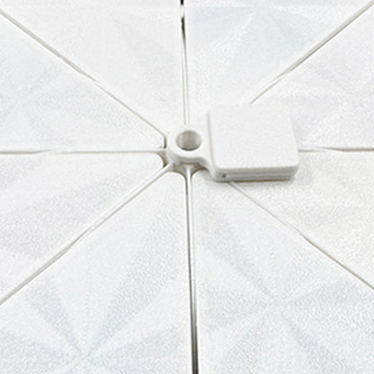 Diamond Painting Tray 8 Grids Drill Plate Octagonal Spiral Bottom Plate (White)