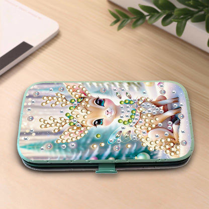 Elk Theme Diamond Painting Nail Art Bag Set Includes 7 Professional Tools