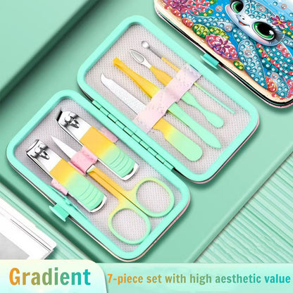 Sea Turtle Diamond Painting Nail Art Bag Set Includes 7 Professional Tools