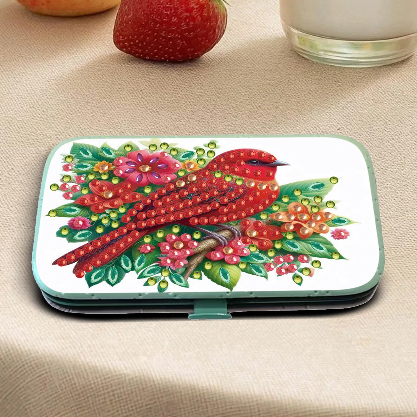 Cardinal Diamond Painting Nail Art Bag Set Includes 7 Professional Tools