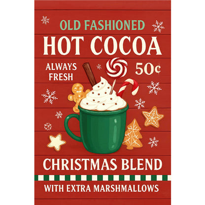 Hot Cocoa - Full Round Drill Diamond Painting 20*30CM