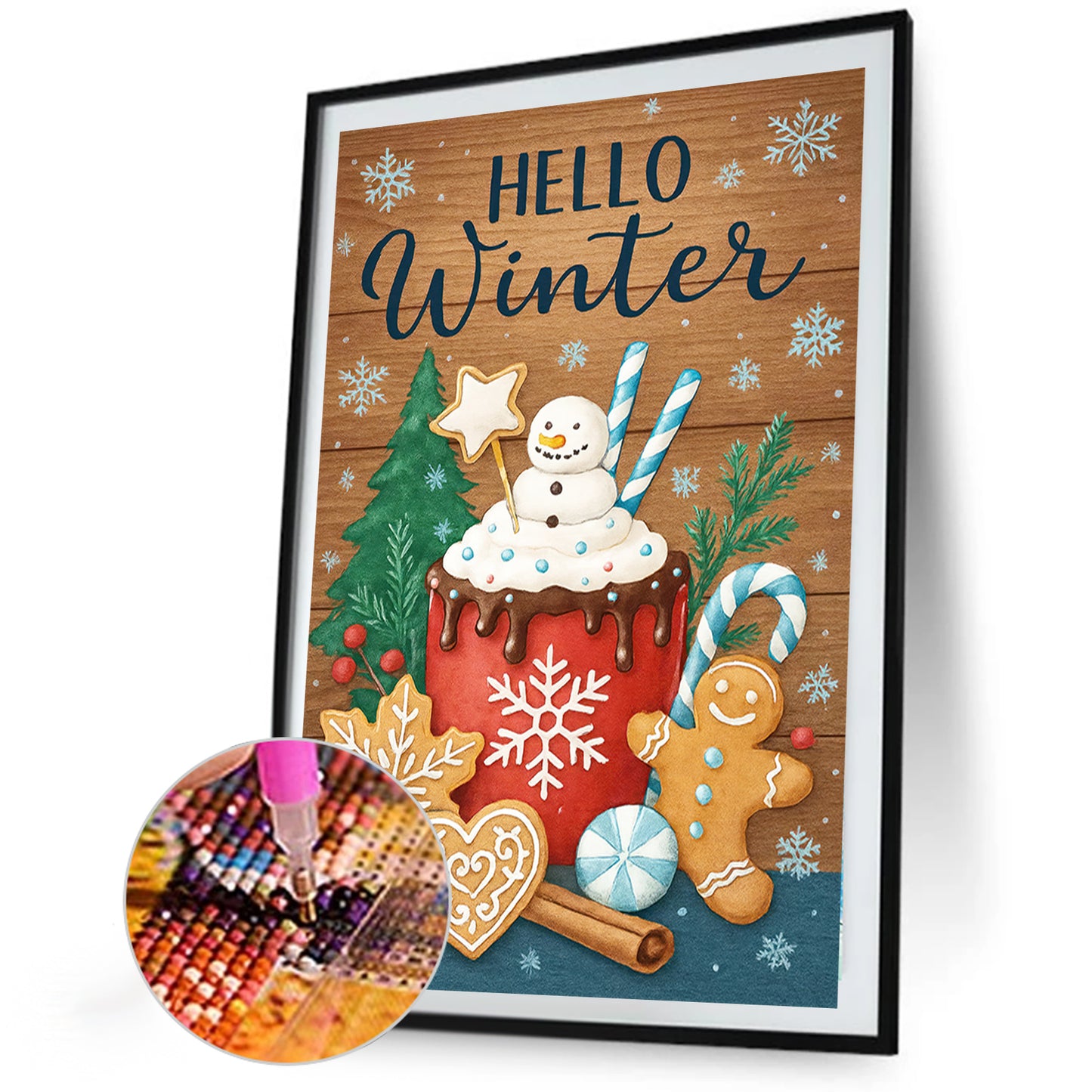 Hello Winter - Full Round Drill Diamond Painting 20*30CM