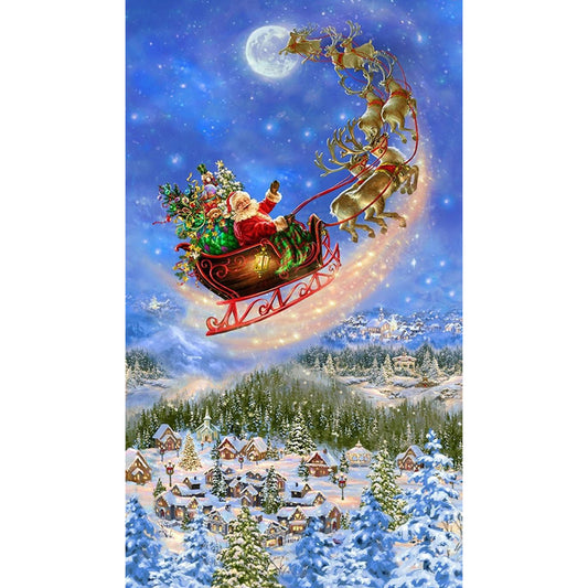 Christmas Winter - Partial AB Full Round Drill Diamond Painting 40*70CM