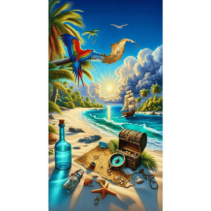 Seaside - Full Round Drill Diamond Painting 40*70CM