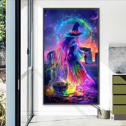 Witch - Full Round Drill Diamond Painting 40*70CM