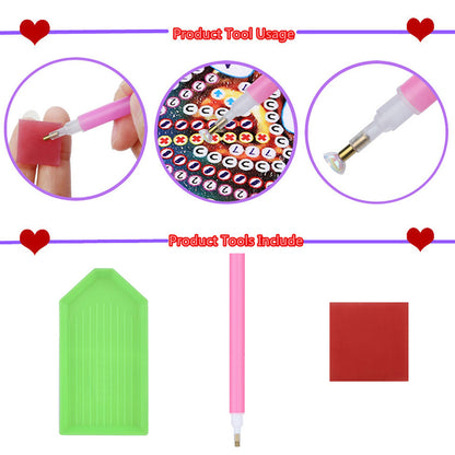 Diamond Painting Shopping Bag Diamond Tote Handbag Partial Drill (Dreamcatcher)