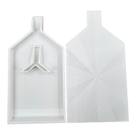 2pcs Diamond Painting Tray Y-Shaped Bead Storage Sorting Plate Tool (White)