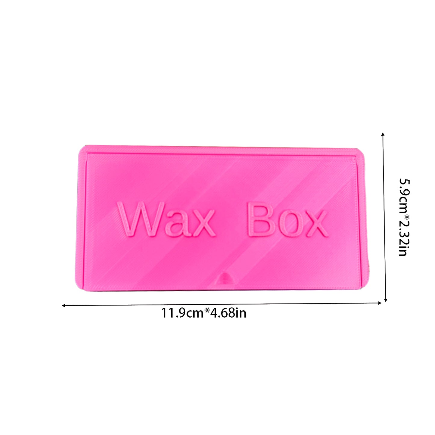 Diamond Painting Wax Box Storage Case Diamond Art Tool Organizer (Rose Red)