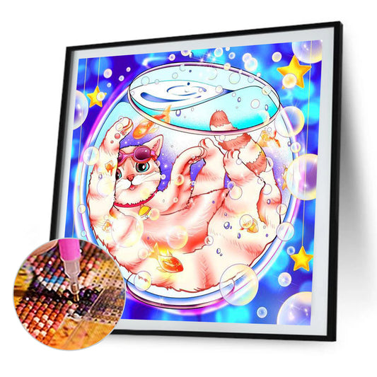 Kitten - Partial AB Full Round Drill Diamond Painting 40*40CM