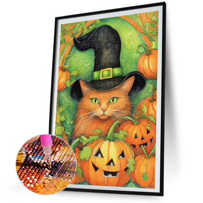 Halloween Pumpkin - Partial AB Full Round Drill Diamond Painting 40*60CM