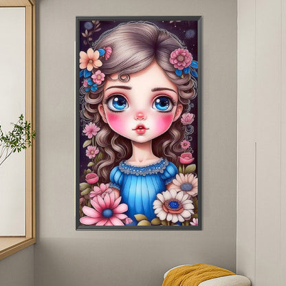 Girl - Partial AB Full Round Drill Diamond Painting 40*70CM