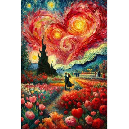 Sea Of ??Flowers - Full Round Drill Diamond Painting 40*60CM