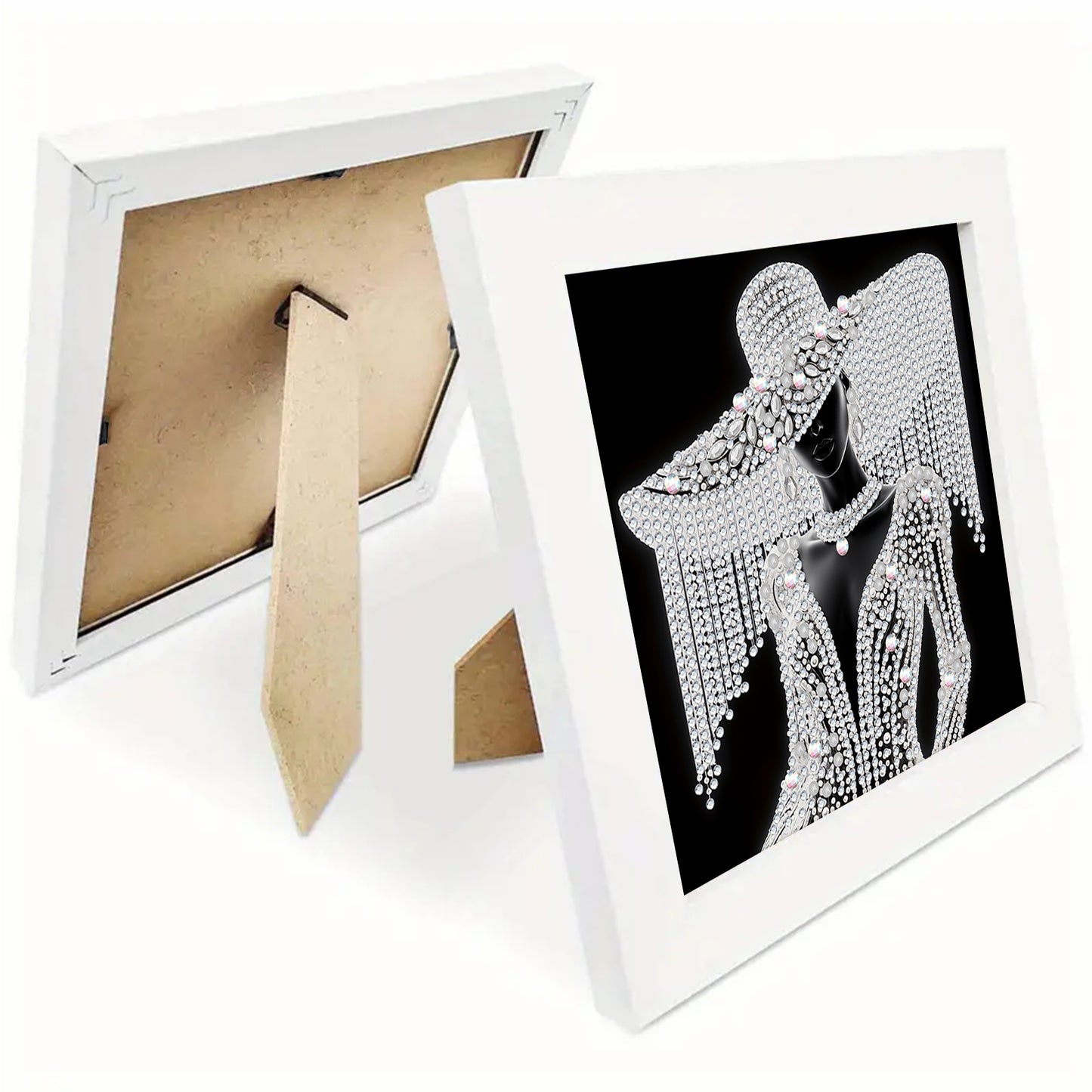 Elegant Woman - Special Shaped Drill Diamond Painting 15*15CM