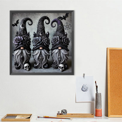 Black Gnome - Full Round Drill Diamond Painting 40*40CM