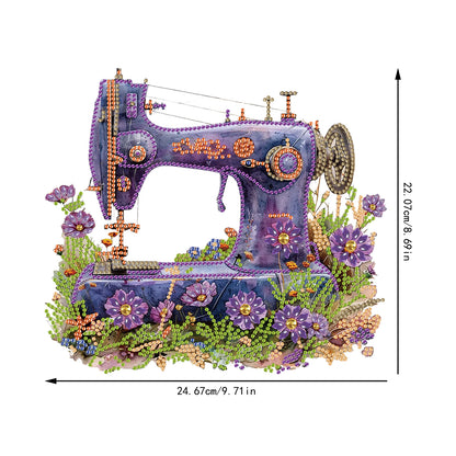 2D Flat Acrylic Stitch Machine DIY Desktop Diamond Art Kits for Adults Beginner