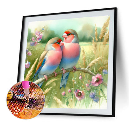 Flowers And Birds - Full Round Drill Diamond Painting 30*30CM