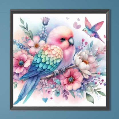 Flowers And Birds - Full Round Drill Diamond Painting 30*30CM
