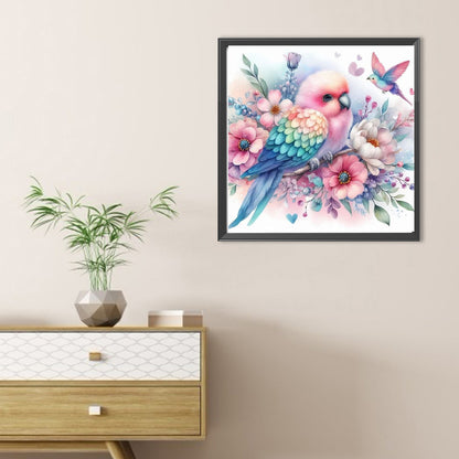 Flowers And Birds - Full Round Drill Diamond Painting 30*30CM