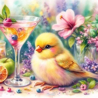 Flowers And Birds - Full Round Drill Diamond Painting 30*30CM