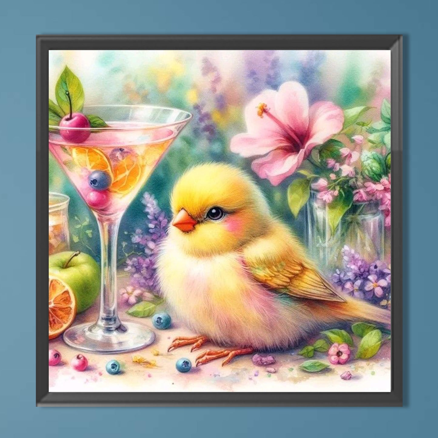 Flowers And Birds - Full Round Drill Diamond Painting 30*30CM