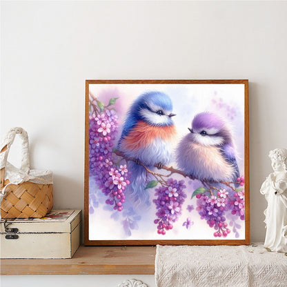 Bird - Full Round Drill Diamond Painting 30*30CM