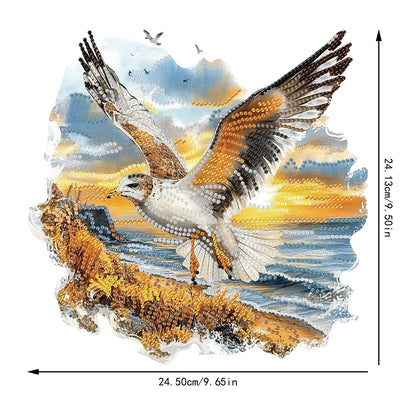 2D Flat Eagle DIY Acrylic Table Top Diamond Painting Ornament Kits for Adults