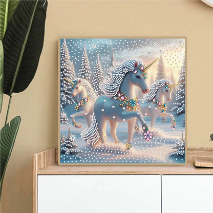 Unicorn - Special Shaped Drill Diamond Painting 30*30CM