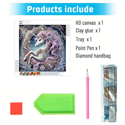 Unicorn - Special Shaped Drill Diamond Painting 30*30CM
