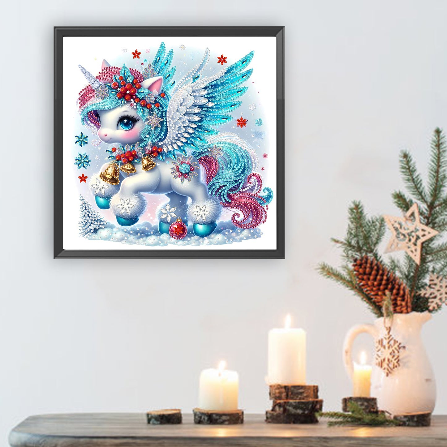 Unicorn - Special Shaped Drill Diamond Painting 30*30CM