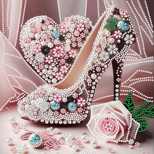 Dream High Heels - Special Shaped Drill Diamond Painting 30*30CM