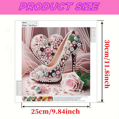 Dream High Heels - Special Shaped Drill Diamond Painting 30*30CM