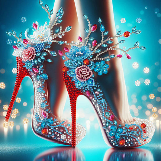Dream High Heels - Special Shaped Drill Diamond Painting 30*30CM