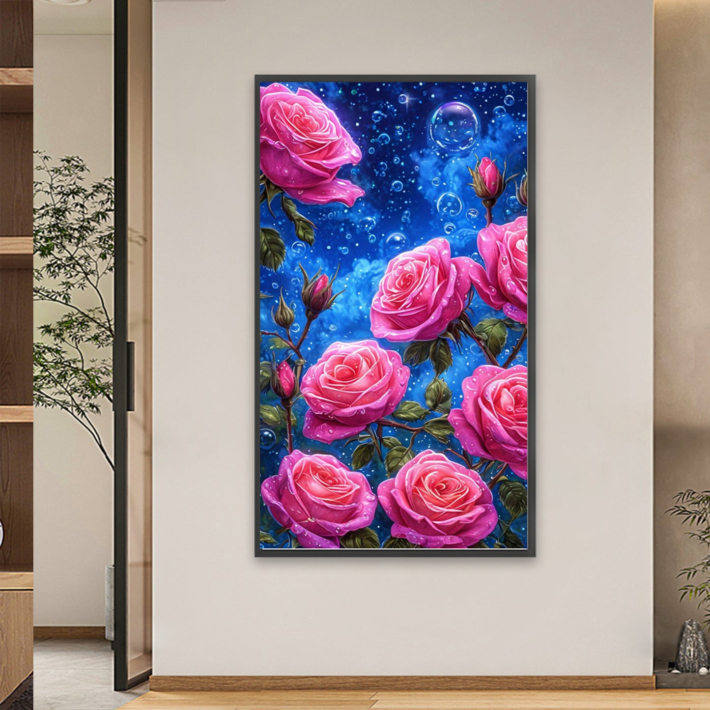 Rose - Full Square Drill Diamond Painting 40*70CM