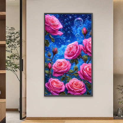 Rose - Full Square Drill Diamond Painting 40*70CM