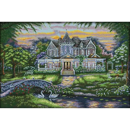 Estate - 14CT Stamped Cross Stitch 78*54CM (Joy Sunday)