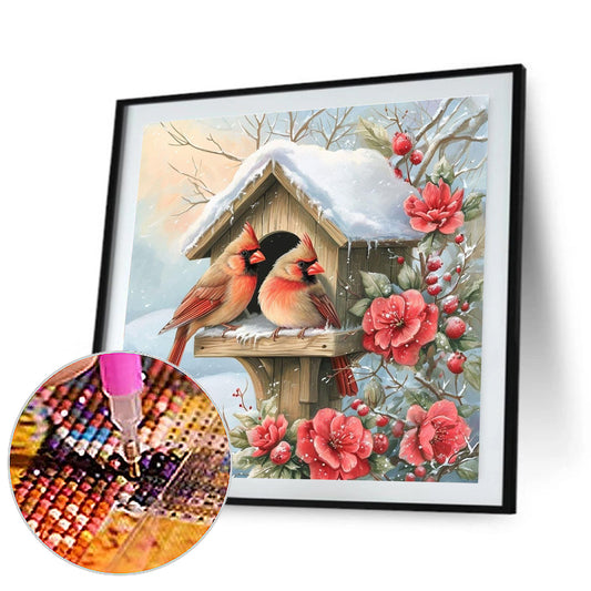 Cardinal House - Full Round Drill Diamond Painting 40*40CM